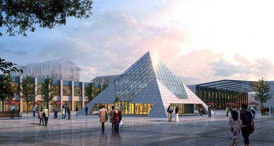 海南金字塔網架